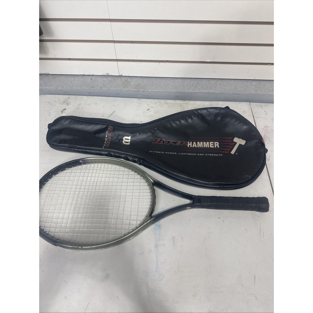 Wilson Hammer 2.7 Tennis Racquet 110 in² Head 4 1/2" Grip #4 w/Cover Court Ready
